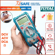 Đồng hồ đo điện vạn năng TOTAL màn hình LCD có đèn nền ban đêm đo dòng điện điện áp điện trở thông m