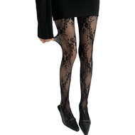 Funky Lace Fishnet Tights - Whimsical Y2K Teal Colored Women's Accessories