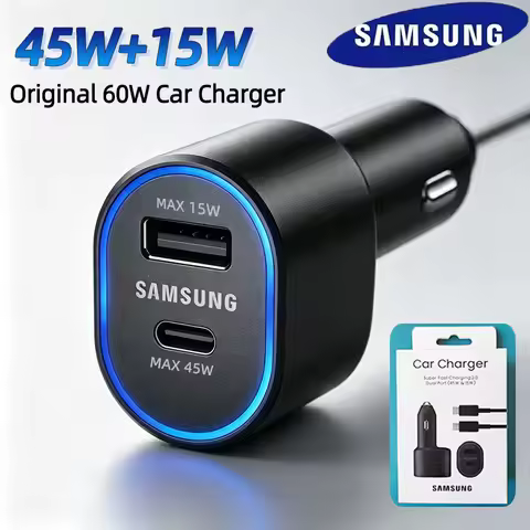 1A1C SAMSUNG Car Charger Original 45W 60W Type C Auto Cargador Galaxy Z Fold 8 Ultra 7 6 Filp 5 4 S2