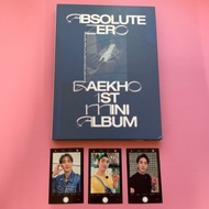 BAEKHO ABSOLUTE ZERO UNSEALED ALBUM