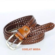 "Belt, woven belt, needle buckle. width 3.5cm length 110-120cm