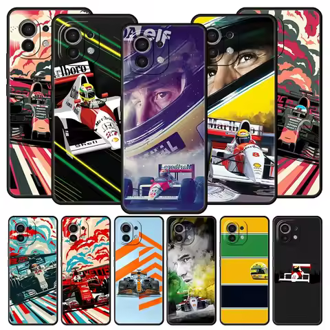 Ayrton Senna F1 Phone Case For Xiaomi Mi 15 14 Pro 13 12 11 Lite 5G 10T 11T 12T 13T 14T Poco X6 X5 X