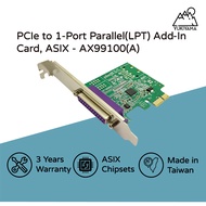 [Taiwan-Made Arrival The Next Day] PCIe to 1-Port Parallel LPT Interface Card/Expansion Card ASIX-AX