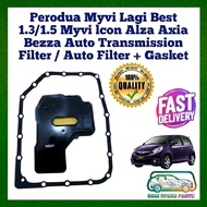 AUTO TRANSMISSION FILTER SET Perodua Myvi Lagi Best 1.3/1.5 Myvi Icon Alza Axia Bezza 35303-BZ010+ 3