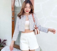 Tweed outer jacket 外套