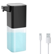 HOTIM-Automatic Soap Dispenser,Infrared Foam Dispenser Contactless Foam Soap Dispenser USB Charging for Bathroom,Kitchen,Hotel