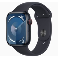 Apple Watch Series 9 智能手錶 GPS+流動網絡 45mm午夜暗色鋁金屬錶殼午夜暗色運動錶帶M/L 預計7日內發貨 -