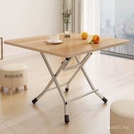 Small Small Table Square Table Table Rental House Foldable Foldable Table Eating Outdoor Dining Tabl