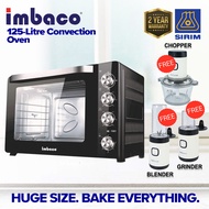 Imbaco Extra Large Capacity Heavy Duty Electric Convection Oven (125L) WCV-125BL & 3-in-1 Chopper Bl