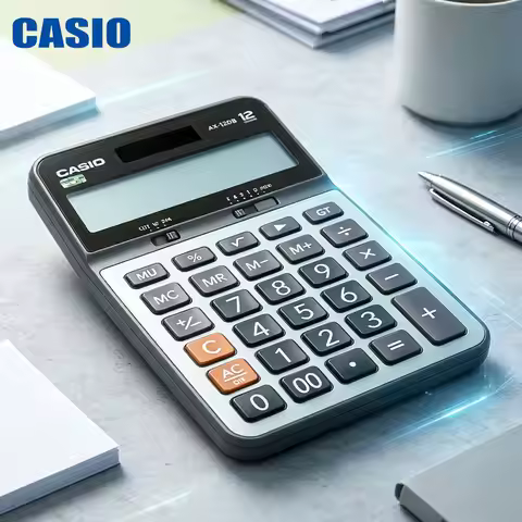 Casio DX-12B/DX-120B/AX-12B/AX-120B Strengthened anti-collision calculator - durable for commuting -