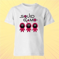 ✨👻 เสื้อยืด Squid Game - Season 2 Squid Game Chibi Design Baju Budak Lelaki Premium s-5xl/100-150