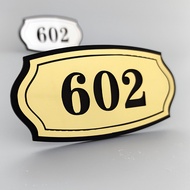 Residential company homestay signage, floor signage, room numbers Door Number Signage House Unit Num