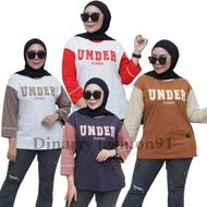Women's Oversized T-Shirt 3/4 Sleeve T-Shirt Women's Oversized Top Muslimah Shirt