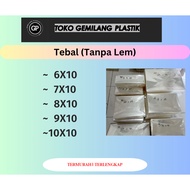 OPP Glass Plastic WITHOUT GLUE X10 Souvenir Plastic/ 6x10/ 7x10/ 8x10/ 9x10/ 10x10/