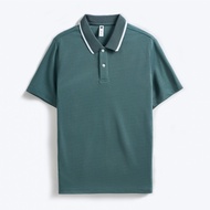 Áo Polo Nam Viền Cổ ATINO thanh lịch vải cá sấu Cotton cao cấp thoáng mát chuẩn form PL9.3011