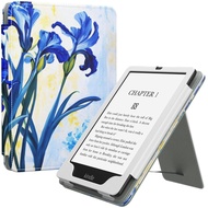 เคส MoKo สำหรับ6.8 "Kindle Paperwhite (รุ่น11th-2021) และรุ่นที่มีเอกลักษณ์ Kindle Paperwhite เคสฝาครอบทำจากหนัง PU แบบบางพร้อมระบบเปิด/ปิดเครื่องอัตโนมัติสำหรับ Kindle Paperwhite 2021