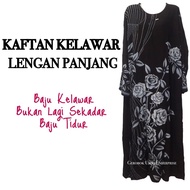 Baju Kelawar Kaftan Long Sleeve Matahari by T'ganu Modern Sleepwear Nightwear Sleepwear Robe Cotton Terengganu