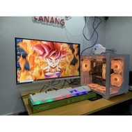 COMPUTER SET RYZEN 7 5700G/ASUS B450/16GB/1TB NVME/27" MONITOR WHITE BUILD