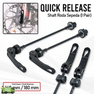 QR HUB BICYCLE ASSEMBLY /Quick Release Bicycle Wheel Shaft 1 Pair WHEEL AXLE/ QR Quick Release Hub B