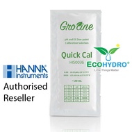 Hanna Quick Cal EC pH Calibration Solution Gro Line 20 mL HI50036 HI50036P Hanna Instruments EC pH M