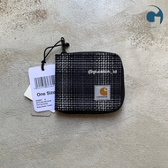 Carhartt WIP, Flint Zip Wallet in Vulcan Wiley Check