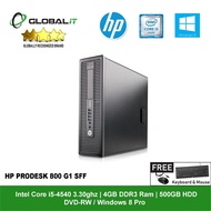 HP EliteDesk 800 G1 Ultra Slim i5/4 GB RAM 500 HDD Win 8 1YW Business PC