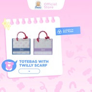 Pureen Tote Bag with Twilly Scarf