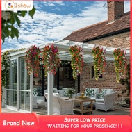 ISHOWMAL❤️ for 2 packs 78cm artificial flowers plastic flowers  for violet rattan home decoration