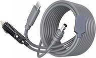 9.84FT Mini USB C to DC Power Cord 3 in 1, Mini DC Power Cable Cigarette Lighter, Mini Cable 12V-24V