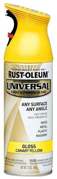 Rust-Oleum All-Surface Spray Paint 12oz (Gloss Canary Yellow)