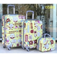 Djf 0585 - Travel Suitcase / Classic Luggage Set of 3