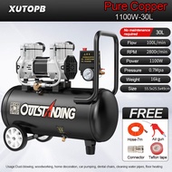 XUTOPB Oil-Free Air Compressor 1100W/2200W Portable Air Compressor Heavy Duty Pure Copper with 30L 5