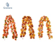 [nvnrbso] Autumn Leaf Garland, Fall Garland, Fireplace, Housewarming Gift, Backdrop, Ornament, Thank