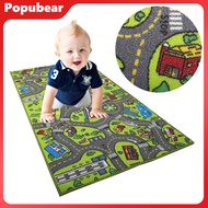 Traffic Map Living Room Children Kids Play Area Rug Carpet Crawling Floor Mat