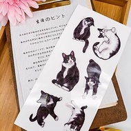 5K048_五口美 _賓士之禮_Tuxedo Cat A/轉印貼紙