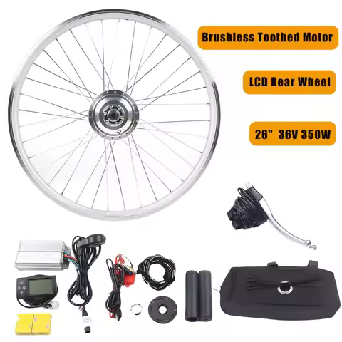 36V/48V Ebike Conversion Kit 350W/1000W Brushless Hub Wheel Motor Kit For Electric Scooter Parts