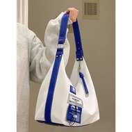 AT/♈HIATUSBrand Original Klein Blue Label Tote Bag Commuter Soft Shoulder Crossbody Large Capacity Leisure Bag 9LUL