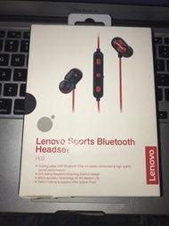 全新 Lenovo H02 藍牙耳機紅色