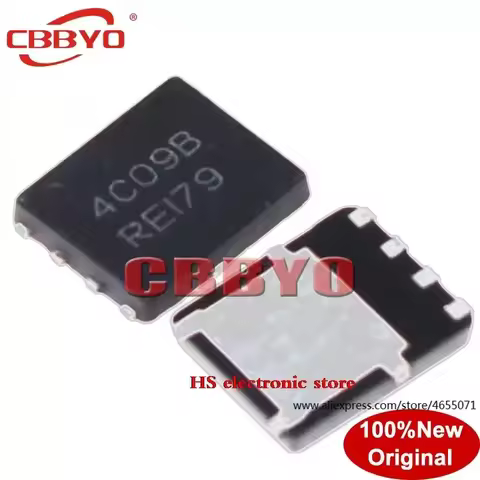 (5piece)100% New NTMFS4C09NBT1G 4C09B 4C098 QFN-8 Chipset