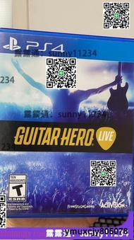 【yiyi】《阿寶電玩》PS4二手遊戲 吉他英雄LIVE Guitar Hero Live 港版英文  有貨