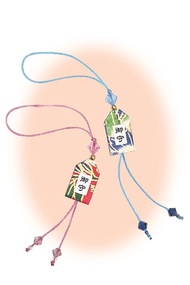 紙藝 水晶御守 迷你吊飾  DIY材料包 J-1 007(2組入)