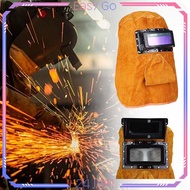 Topeng Las Argon Universal Topeng Las Welding Otomatis Topeng Las Kulit Sapi Topeng Las Listrik Full
