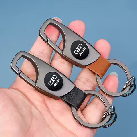 Car Keychain Keyring Pendant Buckle Ring For Audi A1 A4 A5 A6 A7 A8 B6 B7 B8 B9 TT TTS 8S SQ5 A4L A6