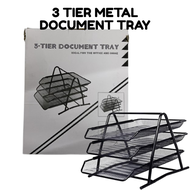 Strong Stackers 3 Tier File Document Letter Paper Tray3-Tier Metal document tray / Letter tray/3tray