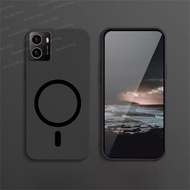 HMD Pulse Pro/ HMD Pulse/ HMD Pulse+ Case Black Matte Soft TPU Protective Cover With Magnetic Wirele