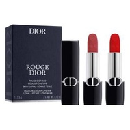 迪奧ROUGE DIOR DUO傲姿唇膏/新版烈焰藍金絲絨口紅[999#+720#]2X3.5g兩支套裝/禮盒/套盒[3348901755405][平行進口]