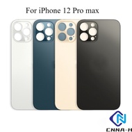 Big Hole for IPhone 12 Pro Back Glass Battery Cover Rear Door Housing Case Replace for IPhone 12 Pro