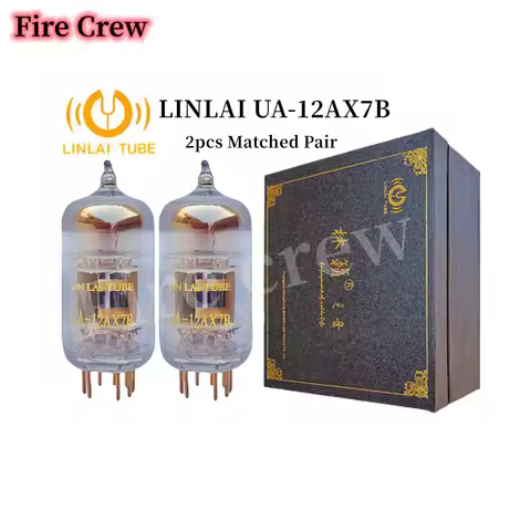 Fire Crew LINLAI UA 12AX7B 12AU7 12AX7 ECC83 ECC82 Vacuum Tube B759 7025 B749 For HIFI Audio Valve T