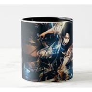 LEVI Attack On Titan Coffee Mug 11oz. V1 w/ FREE STICKERS