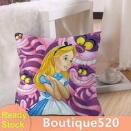 Cross Stitch Pillow Alice in Wonderland Cross Stitch Cushion for Home Decoration [boutique520.sg]